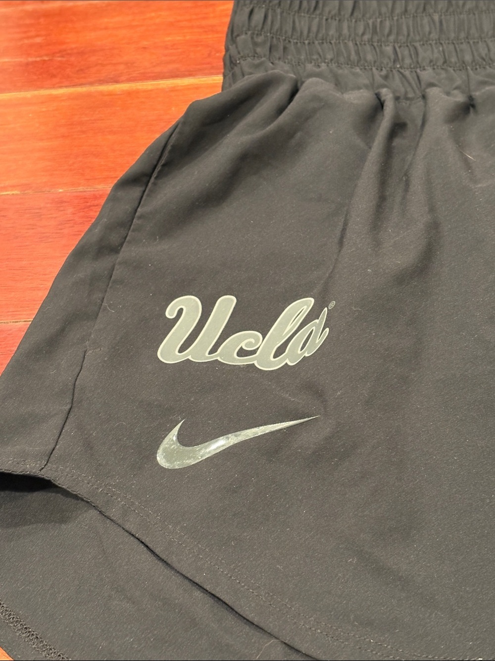 Nike Women's Med Black UCLA Athletic Running Shorts Dri Fit Gorpcore Adventure - Picture 7 of 8